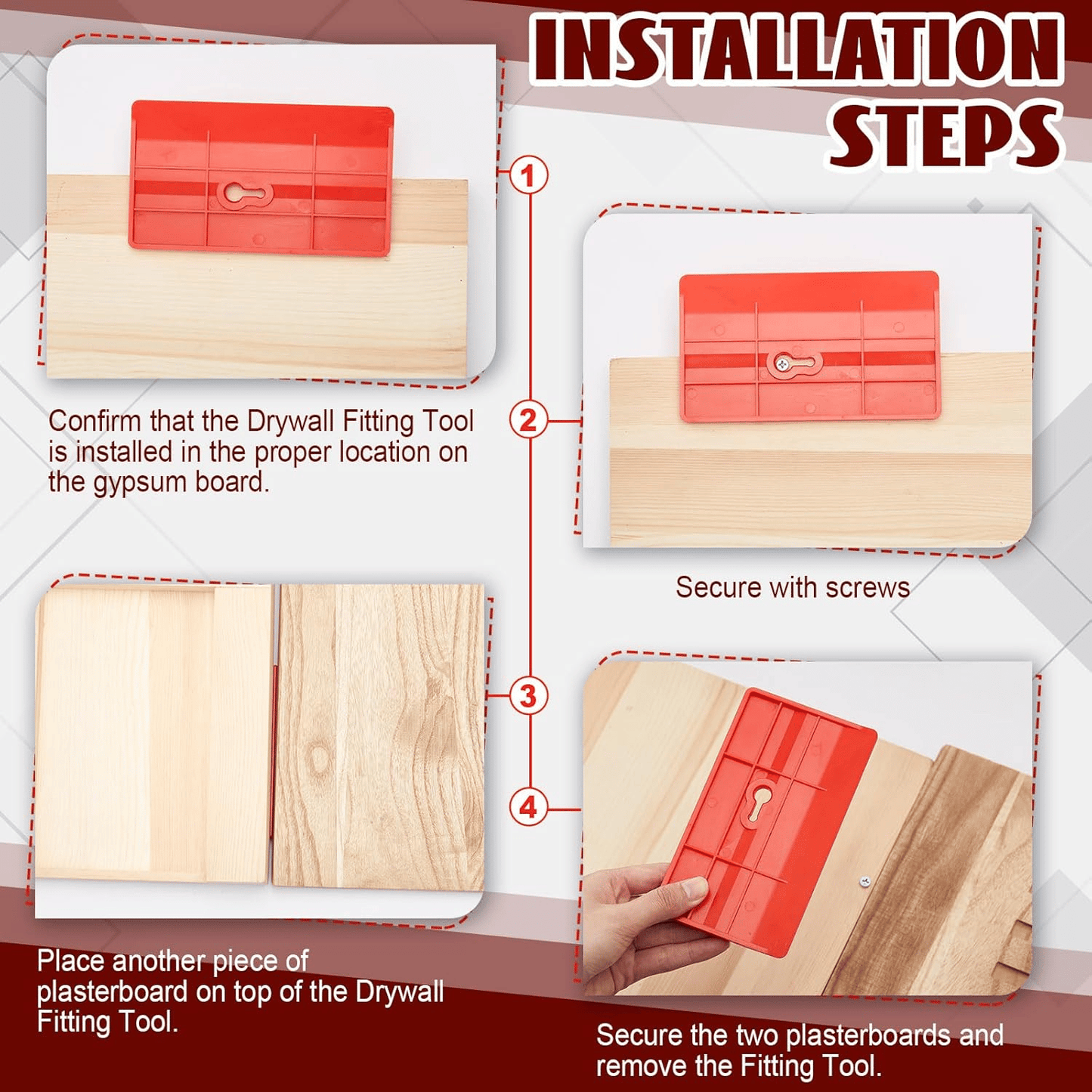 🔥LAST DAY SALE 49% OFF -Heavy Duty Drywall Fitting Tool