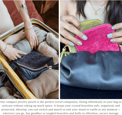 🔥Jewelry zippered pocket case Travel Jewelry Bag Portable Organizer