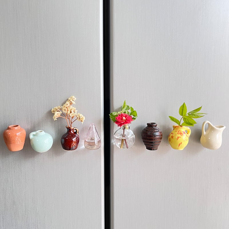 🎁Create Your Own Mini Garden🌸Mini Ceramics Vase Fridge Magnet