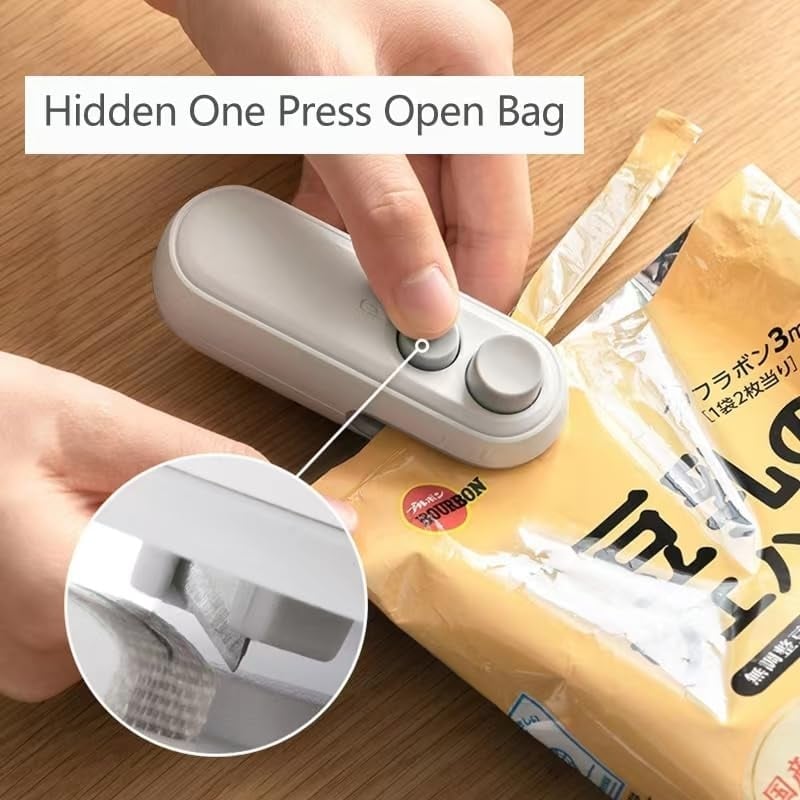 🎁Small 2-in-1 Rechargeable Magnetic Snack Sealer Household Mini Sealing Machine