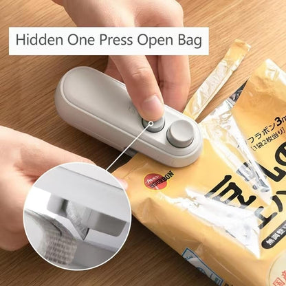 🎁Small 2-in-1 Rechargeable Magnetic Snack Sealer Household Mini Sealing Machine