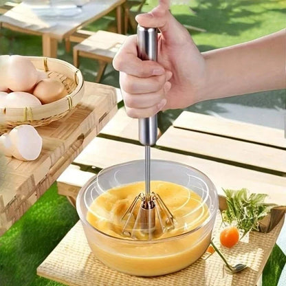🔥Stainless Steel Semi-Automatic Whisk