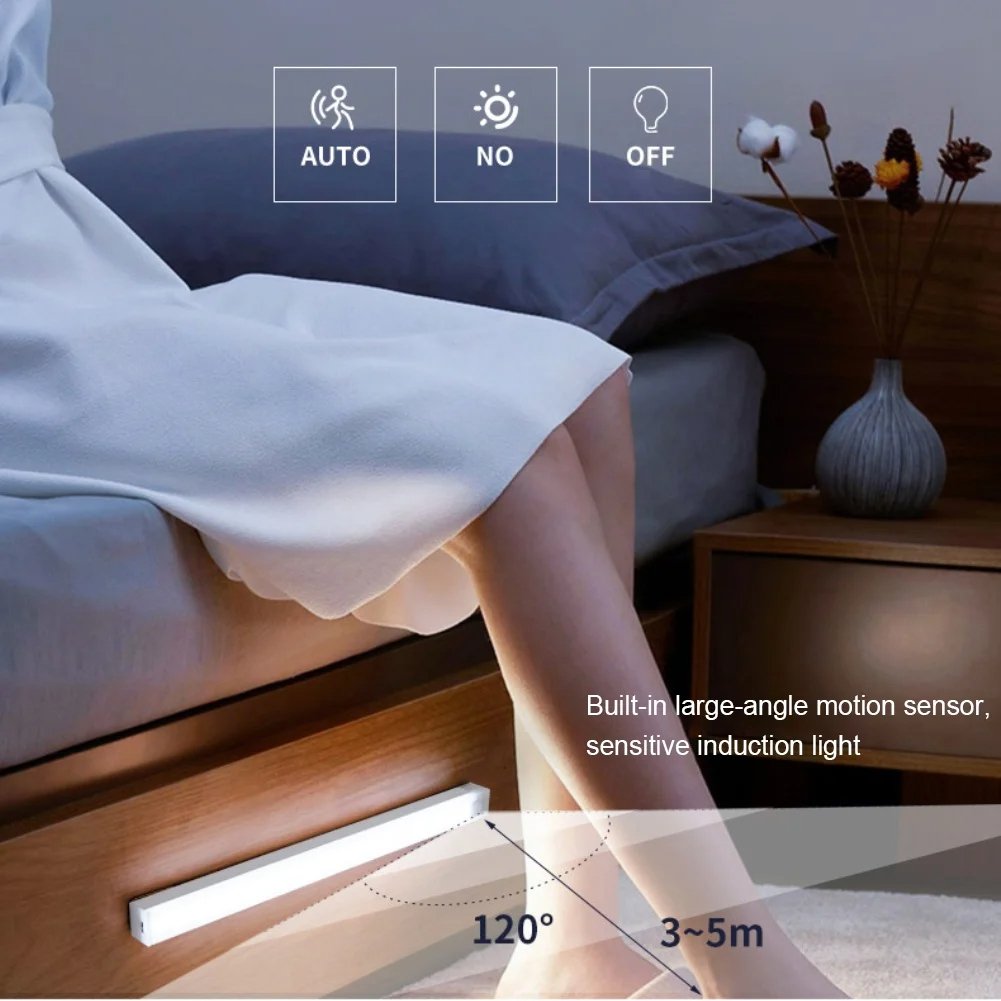 💡Punch-free Smart Sensor Magnetic Rechargeable LED Lights
