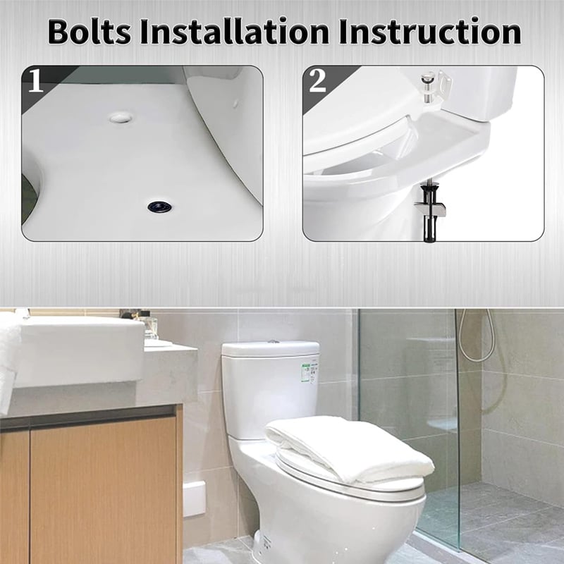 🔥New Year Sale - ✨Heavy Duty Toilet Seat Fastener Bolt kit