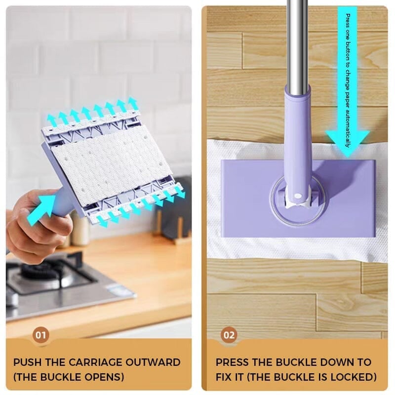 💥Hot Sale 49% OFF - Automatic Cloth Changing Mini Mop