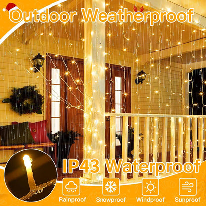✨LED Light Strip, USB Powered LED Curtain Light String for Gift Set