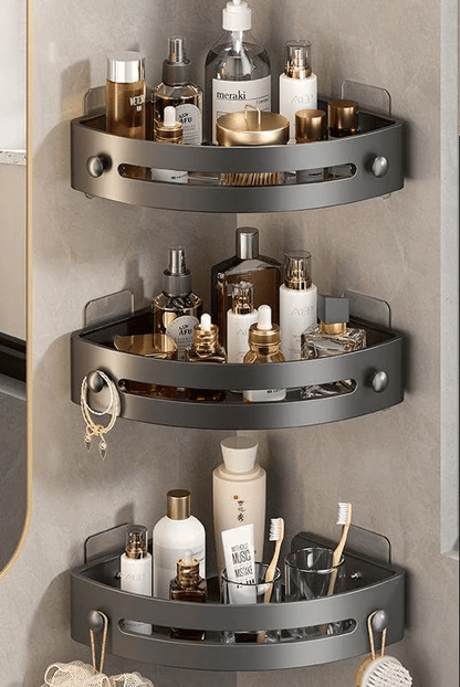 Triangle Shower Caddy Drill Free Wall MountShower Organizer(3PCS)