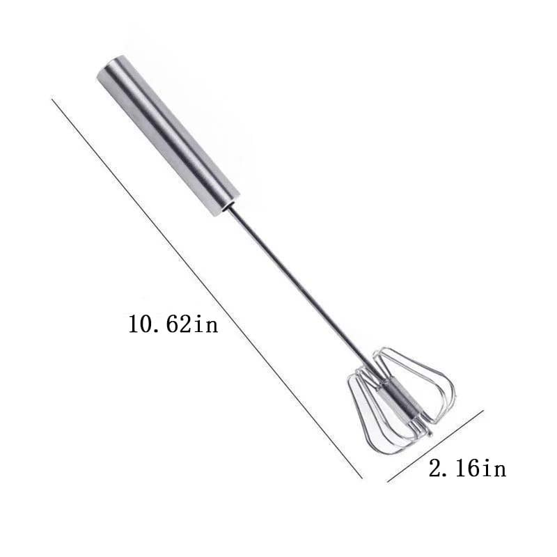 🔥Stainless Steel Semi-Automatic Whisk