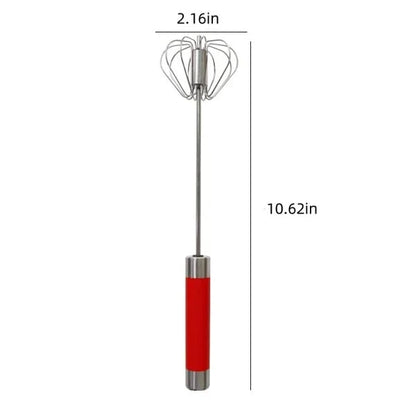🔥Stainless Steel Semi-Automatic Whisk