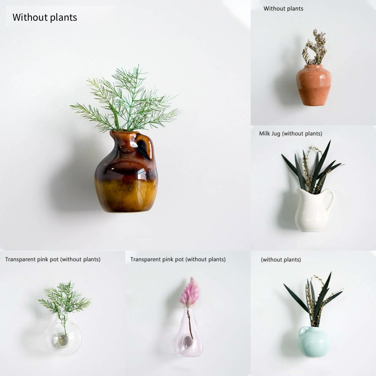 🎁Create Your Own Mini Garden🌸Mini Ceramics Vase Fridge Magnet