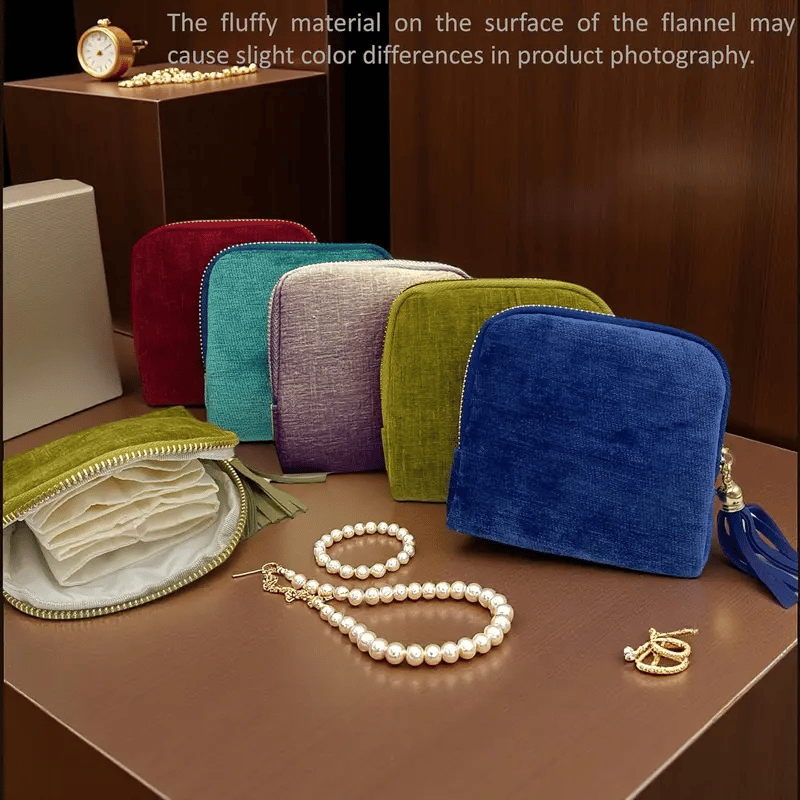 🔥Jewelry zippered pocket case Travel Jewelry Bag Portable Organizer