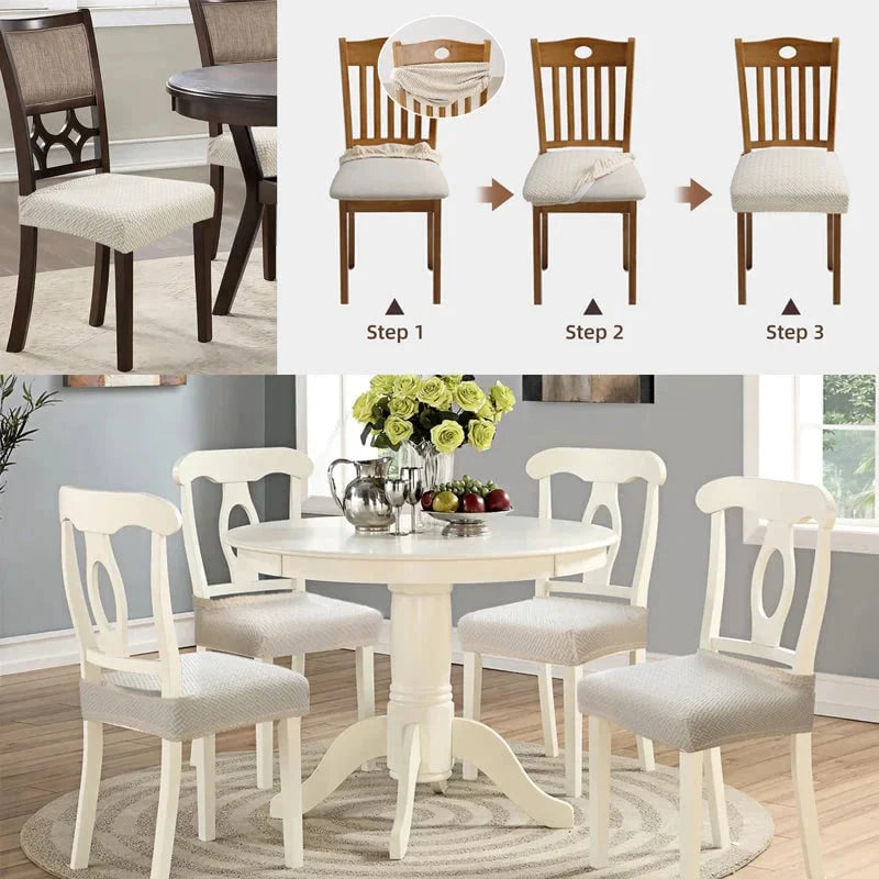 🎅🔥  49% OFF! - Waterproof Jacquard Chair Covers  Durable, Stylish & Easy-Clean 🪑