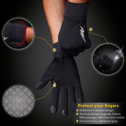 🎁LAST DAY 49% OFF🔥Winter Gloves Women Men Ski Gloves Liners Thermal Warm Touch Screen