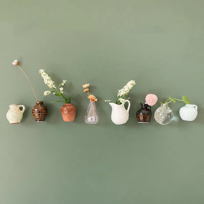 🎁Create Your Own Mini Garden🌸Mini Ceramics Vase Fridge Magnet