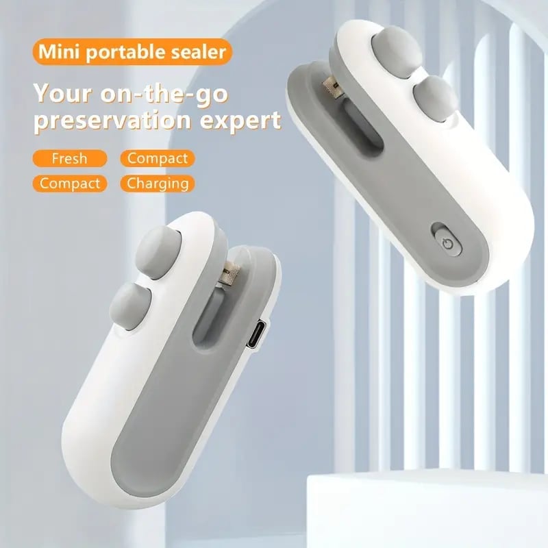 🎁Small 2-in-1 Rechargeable Magnetic Snack Sealer Household Mini Sealing Machine