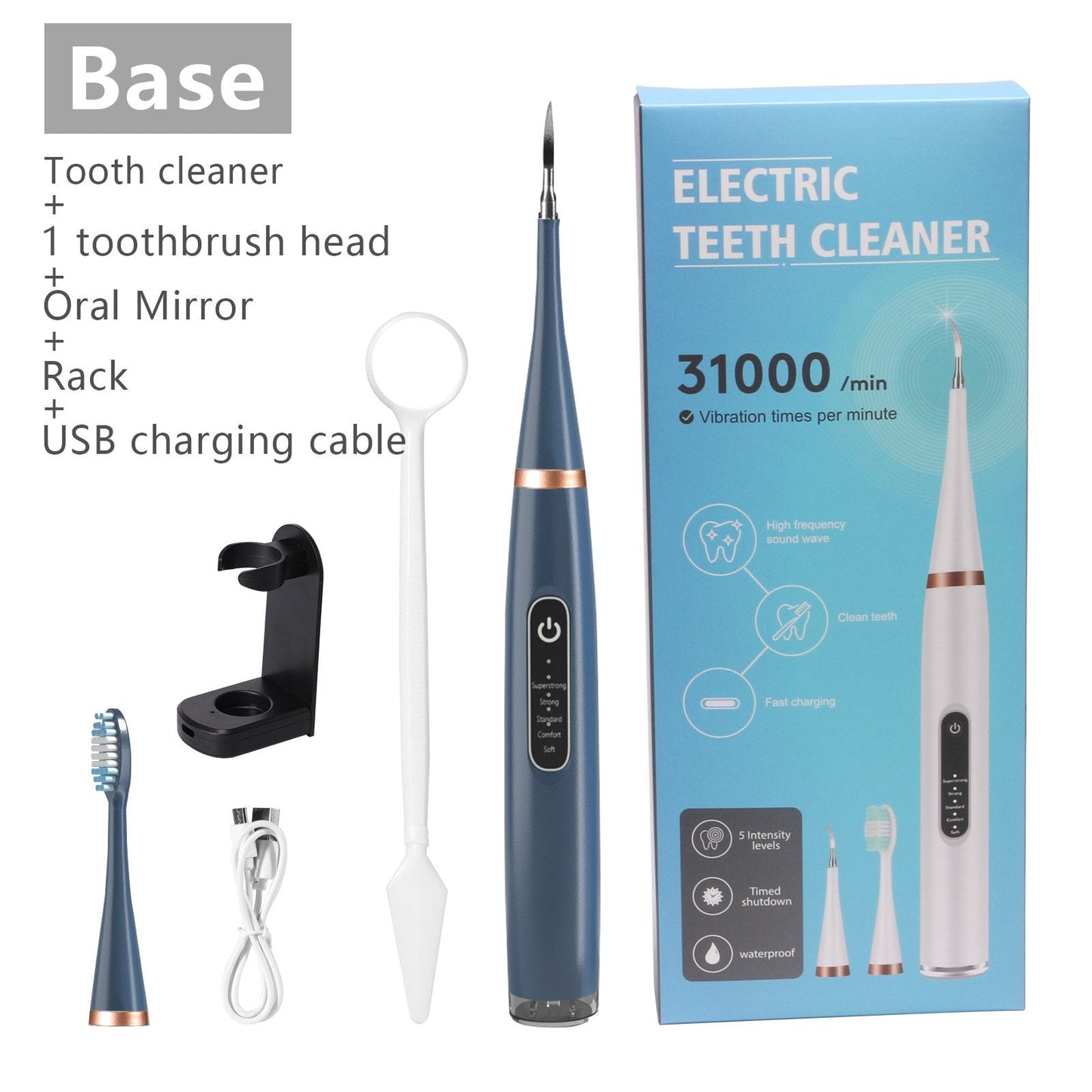 🔥Tooth Scaling and Toothbrush all in one plus spare heads and tools