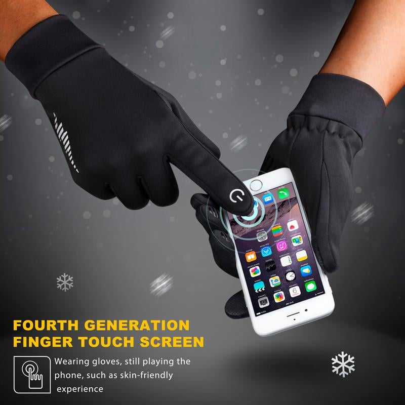 🎁LAST DAY 49% OFF🔥Winter Gloves Women Men Ski Gloves Liners Thermal Warm Touch Screen